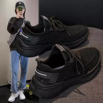 Flying Woven Shoes Women s Shoes 2025 Summer New Mesh Shoes Women s Breathable Mesh Shoes Women s Sneakers Women s Versatile Running Shoes 35 белый