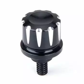 Flyingboy Goldfire Мотоциклетный винт сиденья Болт сиденья для Harley Circle Черный (В) 1/4 in