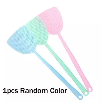 Flyswatter Plastic Fly Swatters Mosquito Pest Control Insect Killer Color Random 1pcs Random Color