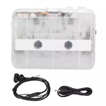 FM-радио кассетный плеер классический стиль многофункциональный Bluetooth 5.0 портативный кассетный плеер прозрачный