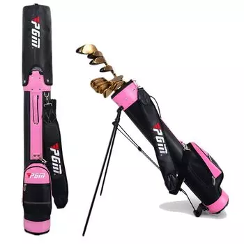 FMAFNLY Сумка для гольфа Caddy Bag Stand Golf Self Stand вмещает 9 предметов с капюшоном Сумка для гольфа легко розовая приблизительно. 2,55 кг Легкий, Маленький, Переносной, Устойчивый,