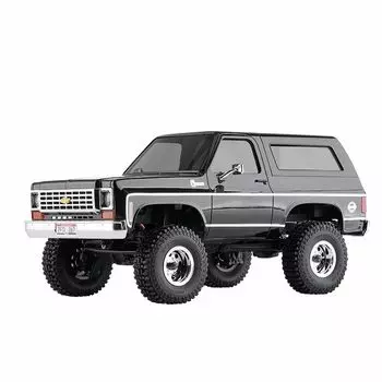 FMS Chevrolet K5 Blazer 4WD Crawler RC Радиоуправляемая машина, сертифицированная для внутреннего рынка FCX24 RTR Set, высокоскоростная модель автомобиля GM Product Chevrolet 124 для бездорожья чёрный