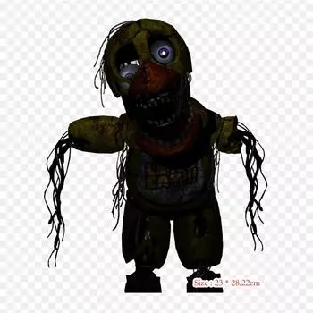 Fnaf 2 Broken Chica Five Nights At Freddy s 2 Five Nights At Freddy термонаклейки для одежды, футболка, сумка, теплопередающие наклейки, железные нашивки