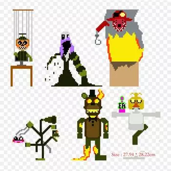 Fnaf Animatronics Five Nights At Freddy s 3 Five Nights At Freddy s термонаклейки для одежды, футболка, сумка, теплопередающие наклейки, железные нашивки