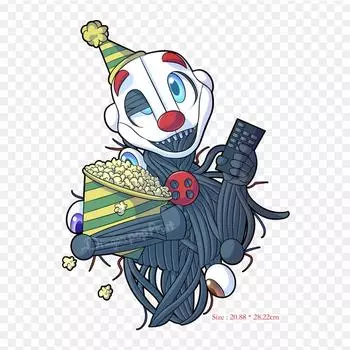 Fnaf Sl Ennard Kawaii Five Nights At Freddy s Sister Location Ultima термонаклейки для одежды, футболка, сумка, теплопередающие наклейки, железные нашивки