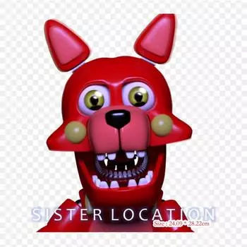 Fnaf Sl Puppet Ручная марионетка Five Nights At Freddy s Sister Location P Термонаклейки для одежды Футболка Сумка Теплопередающие наклейки Железные нашивки