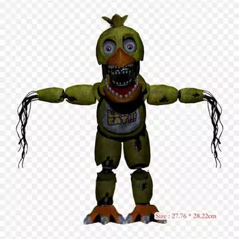 Fnaf Withered Chica Full Body Five Nights At Freddy s 2 Fnaf World термонаклейки для одежды, футболка, сумка, теплопередающие наклейки, железные нашивки