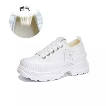 Foam sole leather little white shoes women s 2025 summer new thick sole heightening board shoes sports women s shoes versatile shoes children 35