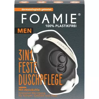 Foamie Men Shower Bar Aktivkohle 90g