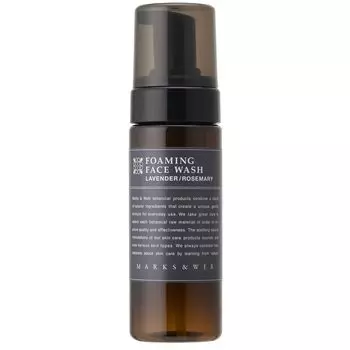 Foaming Face Wash 150mL MARKS&WEB Lavender/Rosemary