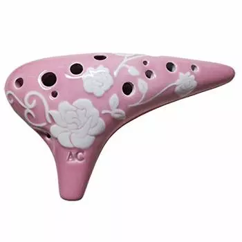Focal Link Pink Ocarina Alto C Tube Pastoral Plus Focal Link F-AC-PSPP