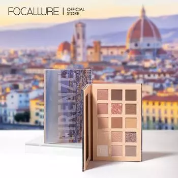 FOCALLURE 15 цветов блестящие тени для век палетка водостойкие стойкие мерцающие блестящие матовые тени для век пудра макияж женская косметика