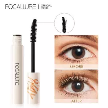 FOCALLURE 3D шелковое волокно черная тушь водостойкая стойкая естественное удлинение ресниц наращивание ресниц инструменты макияж косметика