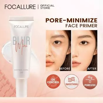 FOCALLURE Natural Flawless Face Primer Длительный контроль жирности Жидкий консилер Глубокое покрытие Маскирующая поры Основа под макияж Косметика