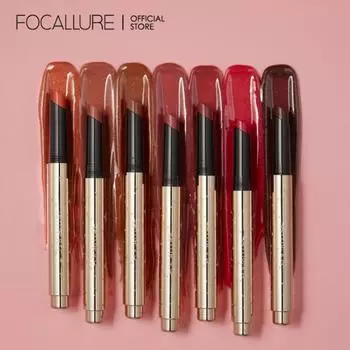 FOCALLURE Перламутровые блески для губ стик увлажняющий стойкий сексуальный сверкающий бальзам для губ мерцающий карандаш для губ карандаш для макияжа косметика