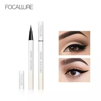 Focallure Superfine Liquid Eyeliner Pencil Black Soft Водостойкая долговечная косметика для макияжа глаз