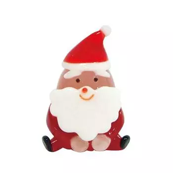 Focart Cute Handmade Glasswork Funny Santa Christmas