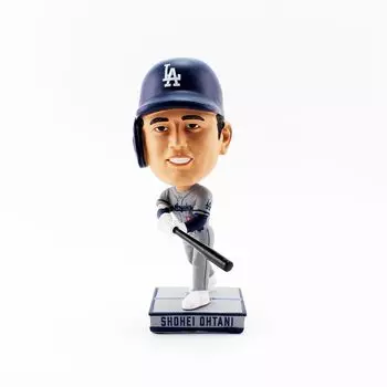 FOCO SHOHEI OHTANI Shohei Otani MLB Official LOS ANGELES DODGERS Away Uniform Limited Figure Doll LA Dodgers Bobblehead Approx. 11.43см [Предмет] серый