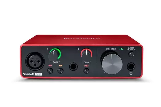Focusrite Focus Light Аудиоинтерфейс 2 Выход Scarlett Solo In/2 24 бит/192 кГц (3-е поколение) []