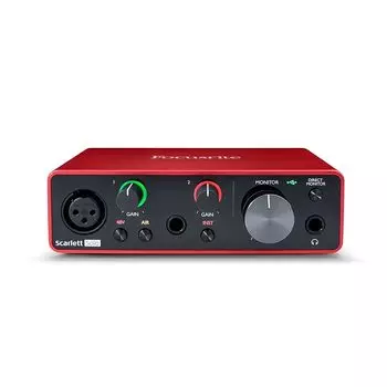 Focusrite Focus Light аудиоинтерфейс 2 входа/2 выхода 24 бит/192 кГц Scarlett Solo (3-е поколение) []
