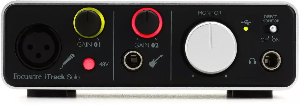 Focusrite iTrack Solo USB Audio Interface iPad/Mac/PC