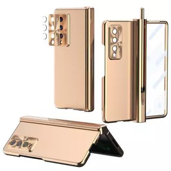 Foding Design Полный чехол для Samsung Galaxy Z Fold 4 3 5G Fold4 Fold3 Fold5 Fold 5 Чехол S Pen Screen Стекло Защитная пленка for Samsung Z Fold 5