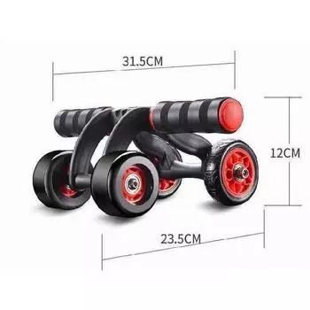 Fodoto 4-Wheel Ab Roller ролик для упражнений на пресс (Автоматический отскок)