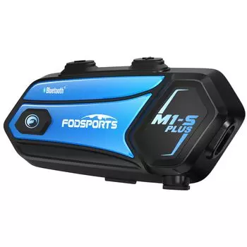 FODSPORTS Мотоциклетный интерком Plus 10 человек разговаривают одновременно 20 часов непрерывного звука на уровне энтузиаста универсальный музыкальный звук автоматический вызов
