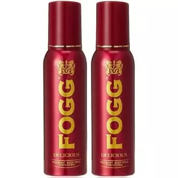 Fogg DELICIOUS дезодорант-спрей для тела - (120 мл, Упаковка 2 шт.) Для женщин