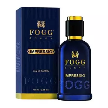 Fogg Impressio Scent, парфюмерная вода, мужские духи, стойкий свежий и успокаивающий аромат, 100 мл