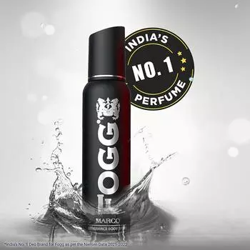 Fogg Marco Perfume Body Spray, стойкий дезодорант без газов для мужчин, 150 мл 150ml