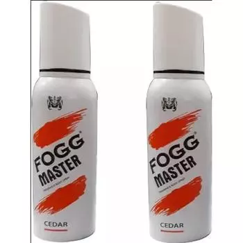 FOGG MASTER КЕДР (УПАКОВКА ИЗ 2) Спрей для тела - для мужчин и женщин (240 мл, Упаковка 2 шт.)