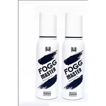 FOGG MASTER MARCO ИНТЕНСИВНЫЙ (2 * 100 мл) Спрей для тела - для мужчин и женщин (240 мл, Упаковка 2 шт.)