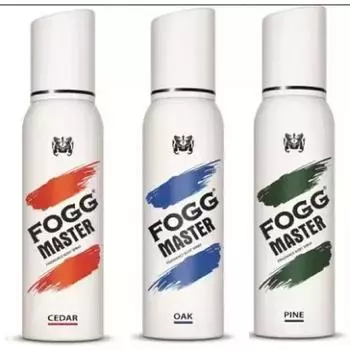 FOGG MASTER PINE+CEDAR+OAK 120ML EACH (PACK OF 3) 028 Deodorant Spray - For Men & Women (360 ml, Pack of 3)