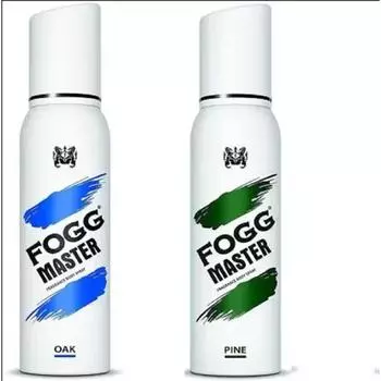 FOGG MASTER PINE + OAK COMBO 120ML 2PC спрей для тела - для мужчин и женщин (240 г, Упаковка 2 шт.)