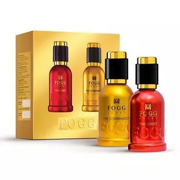 FOGG Men Spray Scent Chief And Commander Духи Подарочный набор, Стойкий, Свежий и Мощный Аромат-Спрей