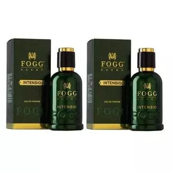 FOGG Men Spray Scent Intensio Perfume, стойкий, свежий и мощный аромат-спрей, парфюмированная вода, 2 X 100 мл (Пакет из 2), 200 миллилитров