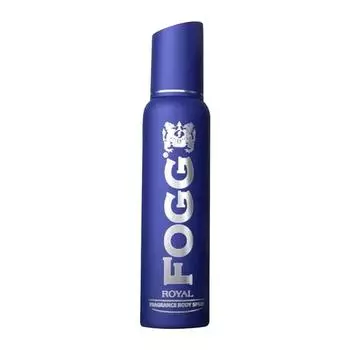 Fogg Royal No Gas Deodorant for Men, Стойкий парфюмированный спрей для тела, 65 мл