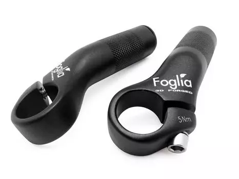 FOGLIA Bicycle Bar End Bar Black Auxiliary Handle Cross Bike Road Bike Diameter 22.2mm чёрный