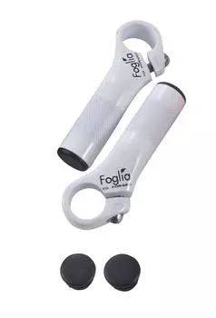 FOGLIA Bicycle Bar End Bar White Auxiliary Handle Cross Bike Road Bike Diameter 22.2mm белый