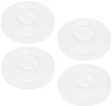 Fogman Держатель для хранения шнура, стильный держатель, удлинитель, небольшой набор из 4 шт. (чистый)