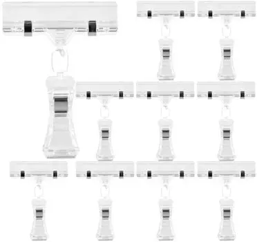 fogman pop clip POP стенд ценник рекламный дисплей магазин выставка набор из 10