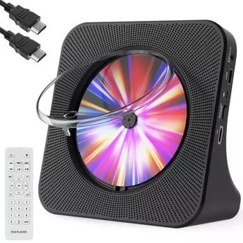 Fohil Bluetooth HDMI выход Максимум 1080P Регион DVD USB FM CD AUX Автомобильный пульт дистанционного управления Легко для наушников Не может быть Фильм PSE Японский чёрный