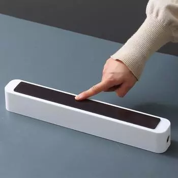 Foil and Plastic Wrap Organizer Magnetic Food Cling Film Dispenser with Cutter Tin Aluminum Foil Dispenser Refillable чёрный