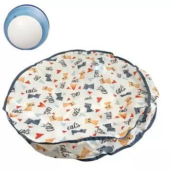 FOily TOily Cat Ball электрическая игрушка автоматическая одиночная игра кошка игрушка крылья USB перезаряжаемая простая эксплуатация Hanekoro Shakashaka подарок синий