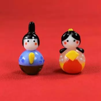 Fokart cute glass Hina doll Koharu Hina