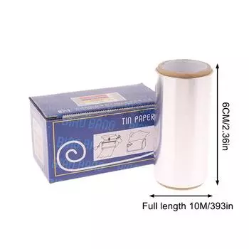 Фольга для перманентной завивки волос Профессиональная тисненая фольга в рулоне Фольга для окрашивания волос Мелирующая фольга для осветления волос Салон красоты 10M