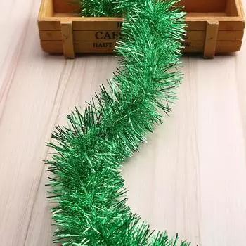 Фольга, мишура, лента, гирлянда для рождественского украшения, лента для обертывания рождественской елки, рождественские украшения на Новый год, день рождения