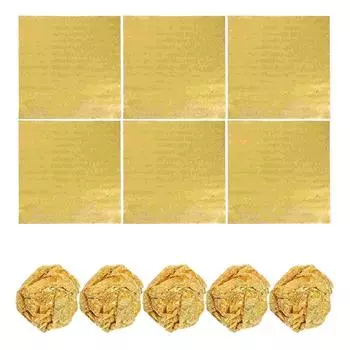 Фольгированные обертки для шоколада Золотая конфетная бумага для упаковки подарков Квадраты в индивидуальной упаковке 15x15cm