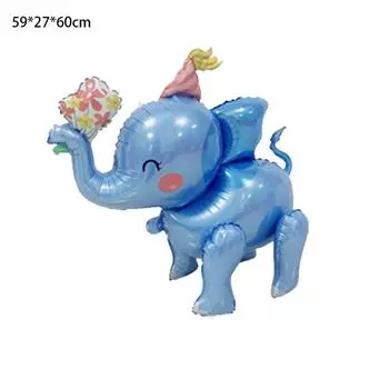 Фольгированные шары на день рождения в джунглях, сафари, животные, тематическая вечеринка, гигантские воздушные шары для детей 1